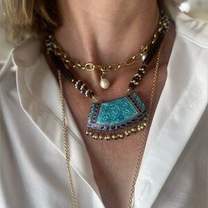 Beaded Reversible South Asian necklace